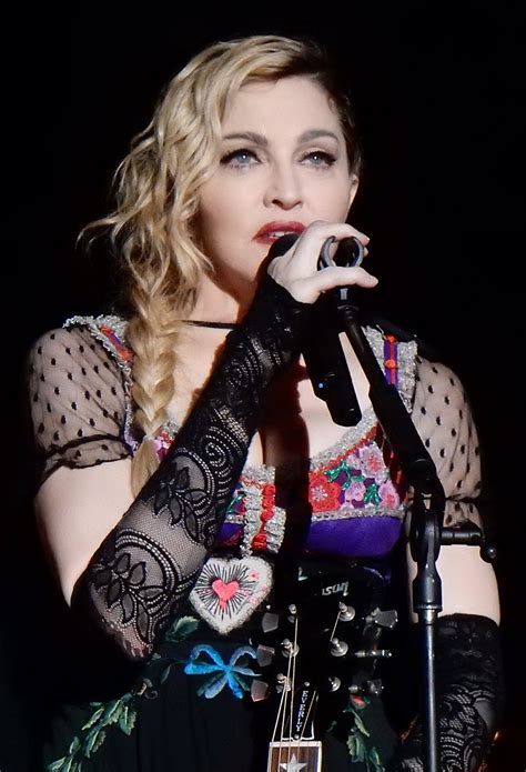 Madonna Louise Ciccone (born 16 August 1958), known simply by her first name Madonna, is an American pop singer-songwriter, dancer, and actress. . Madonna wiki